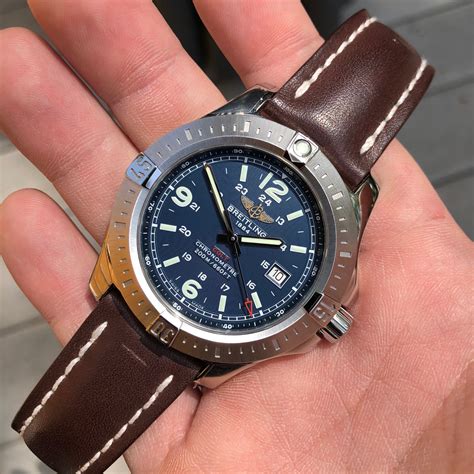 breitling colt 43|breitling colt automatic 44mm blue.